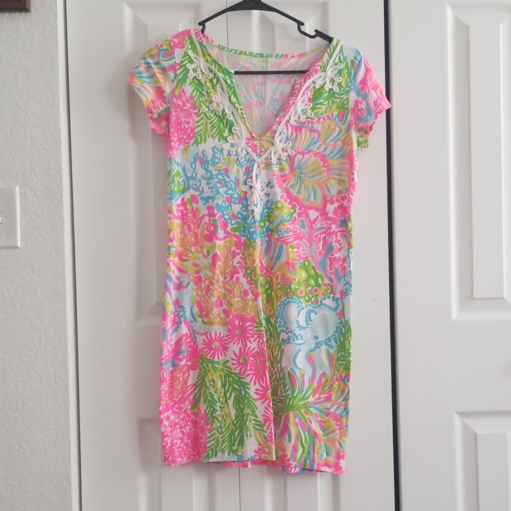 Lilly Pulitzer Brewster Dress in Lovers Coral